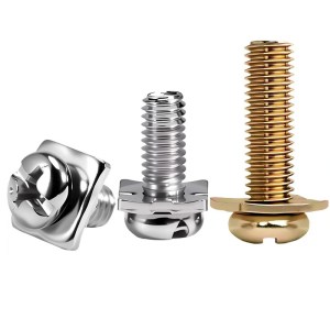 Square washer head screw